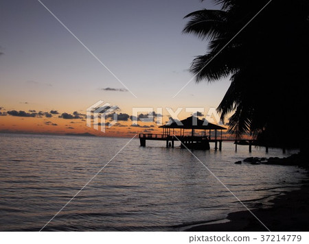 Sunset on Praslin Island 37214779