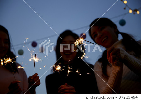 Young woman, friend, Korean Young woman, friend, Korean 37215464