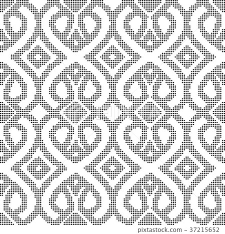 Half tone seamless retro pattern background 37215652