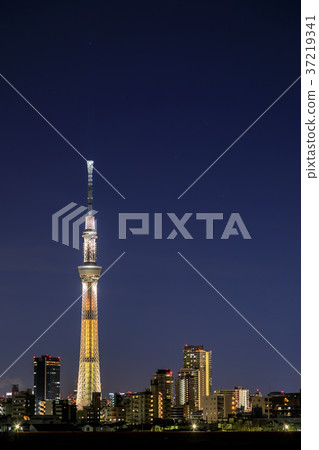 都市風景東京天空樹Sakai點燃 37219341