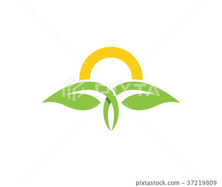 图库插图: leaf nature logo template