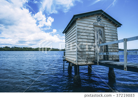 Maroochy River Boat House during the day. 37219883