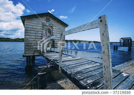 Maroochy River Boat House during the day. 37219886