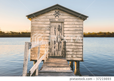 Maroochy River Boat House during the day. 37219893
