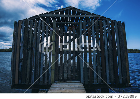 Maroochy River Boat House during the day. 37219899