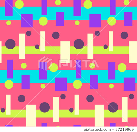 Abstract pink bright colorful geometric pattern Abstract pink bright colorful geometric pattern 37219969