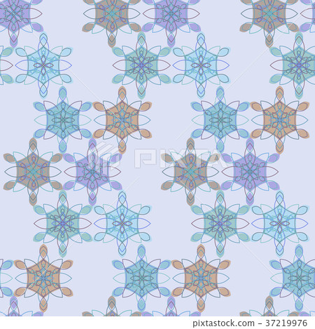 Pastel lace floral pattern in blue and red colors Pastel lace floral pattern in blue and red colors 37219976
