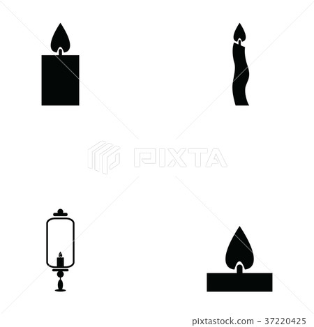 candles icon set candles icon set 37220425