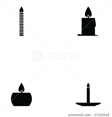 candles icon set candles icon set 37220426