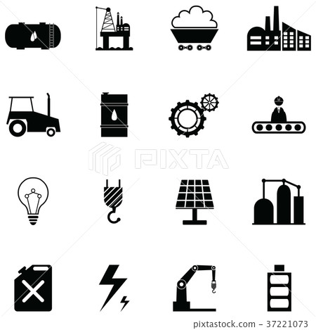 industry icon set industry icon set 37221073