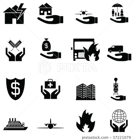 insurance icon set insurance icon set 37221079