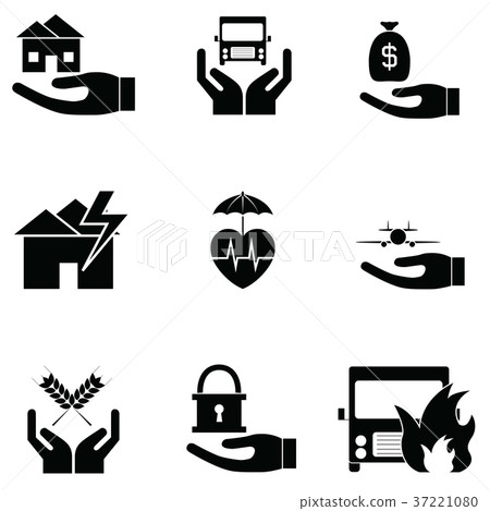 insurance icon set insurance icon set 37221080