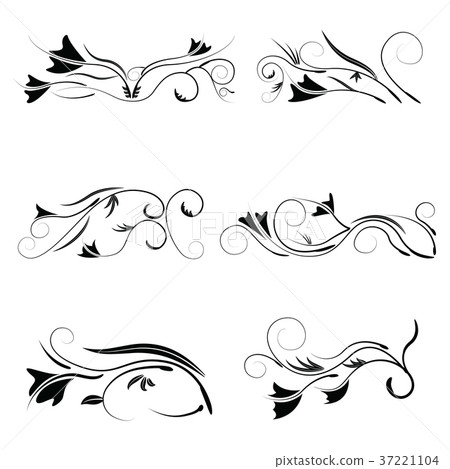floral pattern with white background 37221104