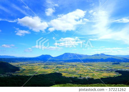 Aso valley in autumn 37221262