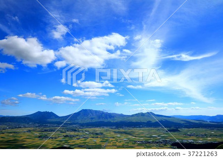 Aso valley in autumn 37221263