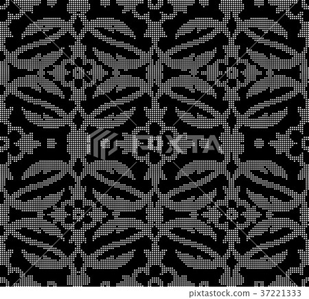 Half tone gradient seamless pattern background 37221333