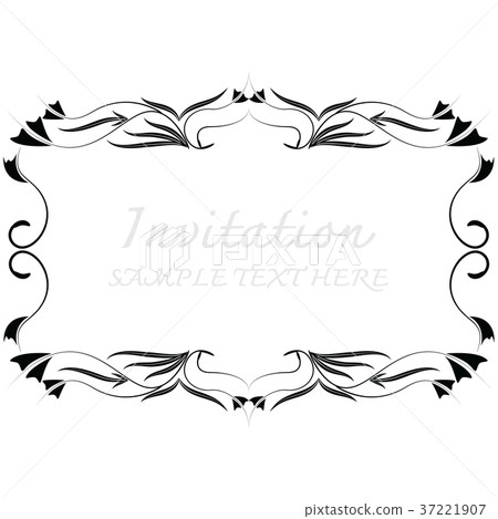 Vector decorative frames 37221907