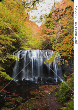 Tatsusawa Fudo Waterfall Fall leaves Inawashiro 37223579