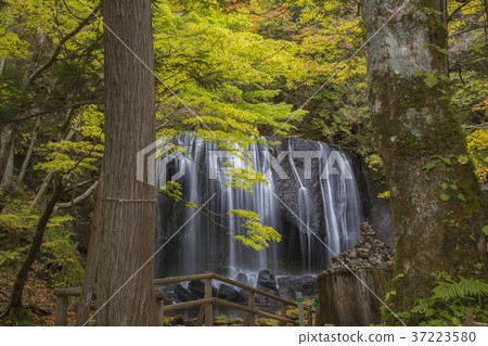 Tatsusawa Fudo Waterfall Fall leaves Inawashiro 37223580