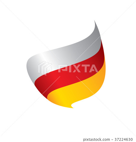 South Ossetia flag, vector illustration South Ossetia flag, vector illustration 37224630