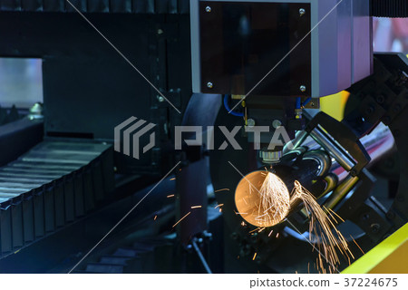 The fiber laser cutting machine The fiber laser cutting machine 37224675