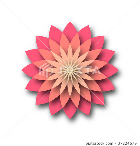 Pink lotus - symbol of yoga, wellness, beauty and Pink lotus - symbol of yoga, wellness, beauty and 37224679