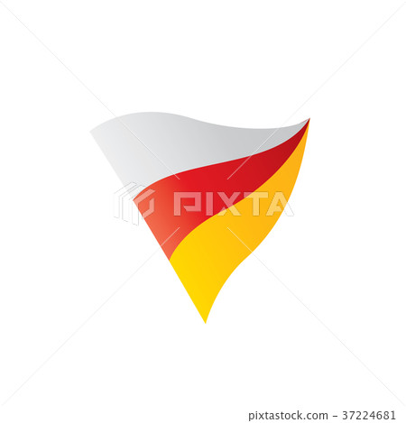 South Ossetia flag, vector illustration South Ossetia flag, vector illustration 37224681