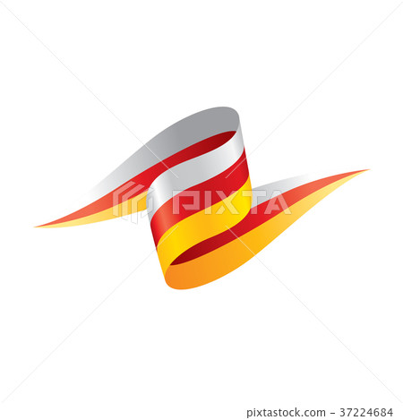 South Ossetia flag, vector illustration South Ossetia flag, vector illustration 37224684