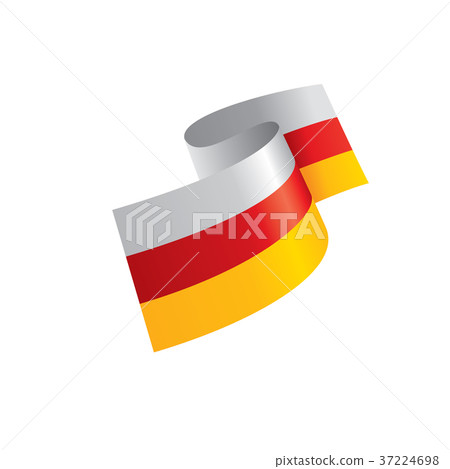 South Ossetia flag, vector illustration South Ossetia flag, vector illustration 37224698