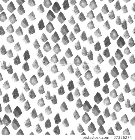 Ink hand drawn brush strokes seamless pattern - Stock Illustration ...