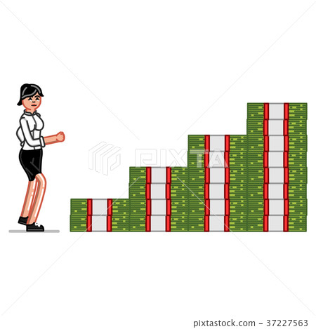 Business woman in shirt Business woman in shirt 37227563