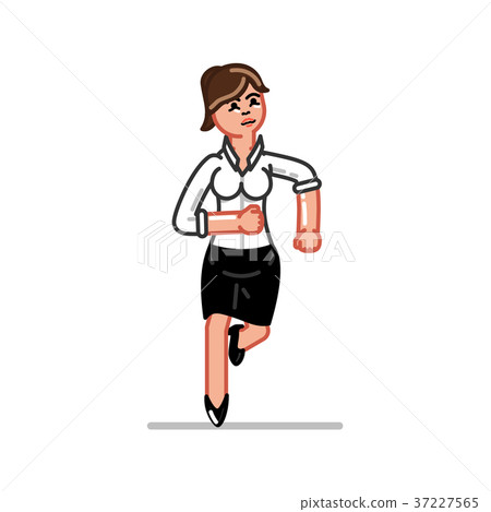 Business woman in skirt 37227565