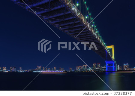 從芝浦碼頭的夜景 從芝浦碼頭的夜景 37228377