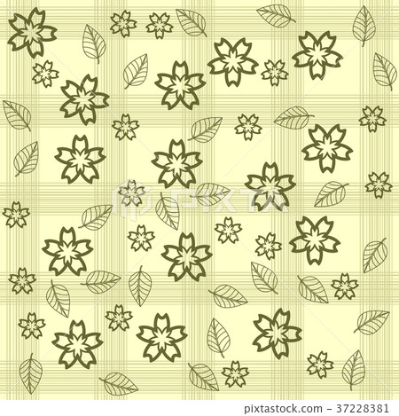 Background with flowers and leaves Background with flowers and leaves 37228381