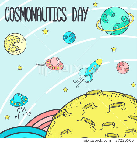 Cosmonautics day poster Cosmonautics day poster 37229509