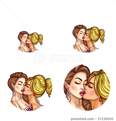 Russian Lesbians Kissing