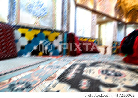 in iran   hammam  carpet 37230062