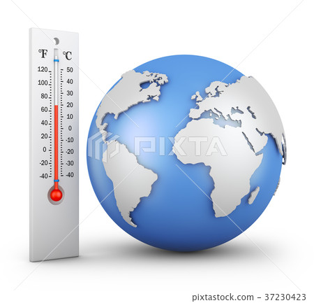 Thermometer and globe Thermometer and globe 37230423