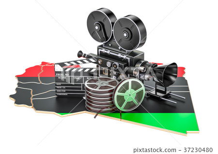 Libyan cinematography, film industry concept 37230480