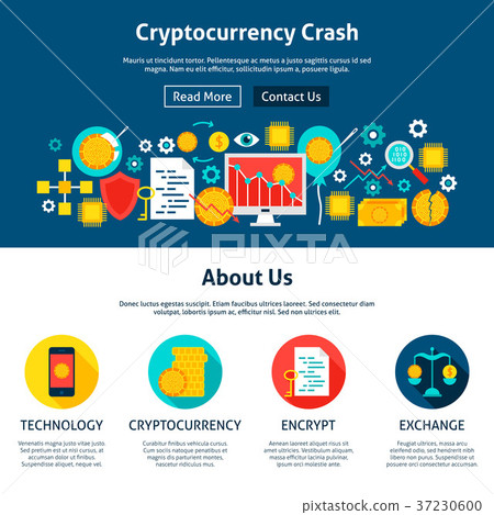 Cryptocurrency Crash Website Design 37230600