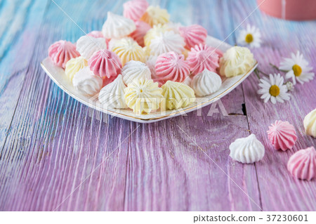 Tasty different marshmallows 37230601