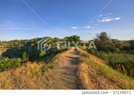 Path in the mountainous area 37230671