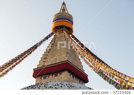 Boudhanath Stupa in the Kathmandu valley, Nepal Boudhanath Stupa in the Kathmandu valley, Nepal 37231926