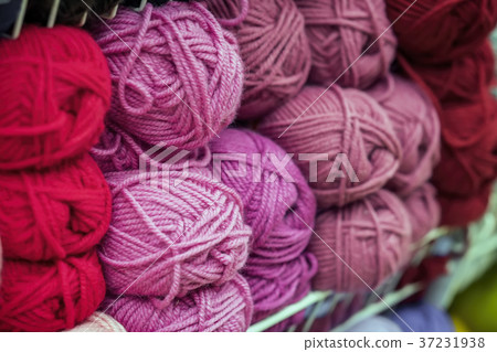 Variegated pile of knitting yarn for knitting in Variegated pile of knitting yarn for knitting in 37231938