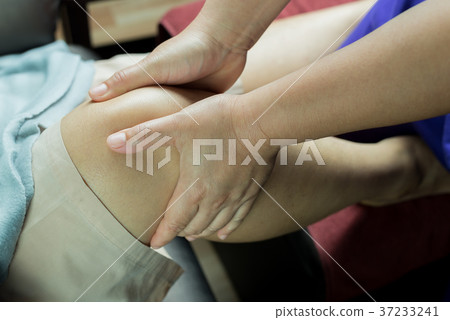 Thai massage series: Leg massage Thai massage series: Leg massage 37233241