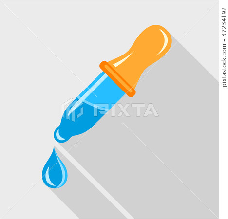 Pipette icon, flat style 37234192