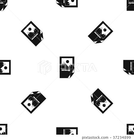 Tested ink paper with printer marks pattern seamless black Tested ink paper with printer marks pattern seamless black 37234899