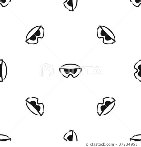 Safety glasses pattern seamless black Safety glasses pattern seamless black 37234953