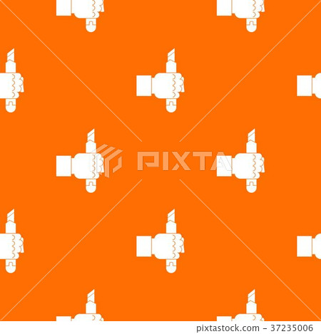 Hand hoding construction utility knife pattern seamless Hand hoding construction utility knife pattern seamless 37235006