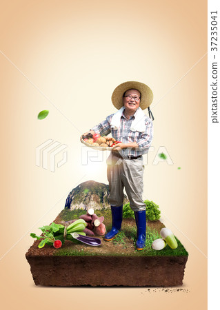 fall is the harvest season. enjoyment of harvesting 010 37235041